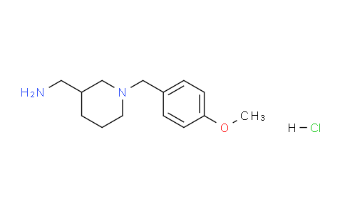 CAS No. 1353980-07-0, (1-(4-Methoxybenzyl)piperidin-3-yl)methanamine hydrochloride