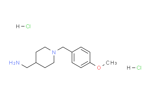 CAS No. 1185293-66-6, (1-(4-Methoxybenzyl)piperidin-4-yl)methanamine dihydrochloride