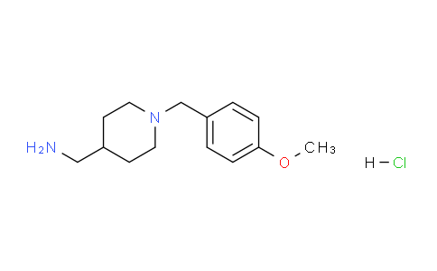 CAS No. 1353973-90-6, (1-(4-Methoxybenzyl)piperidin-4-yl)methanamine hydrochloride