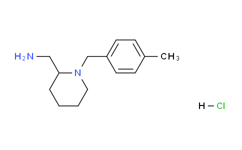 CAS No. 1353972-36-7, (1-(4-Methylbenzyl)piperidin-2-yl)methanamine hydrochloride