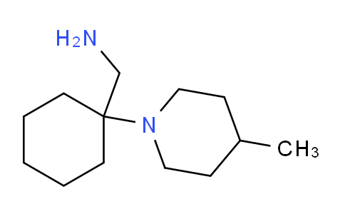 CAS No. 889939-96-2, (1-(4-Methylpiperidin-1-yl)cyclohexyl)methanamine