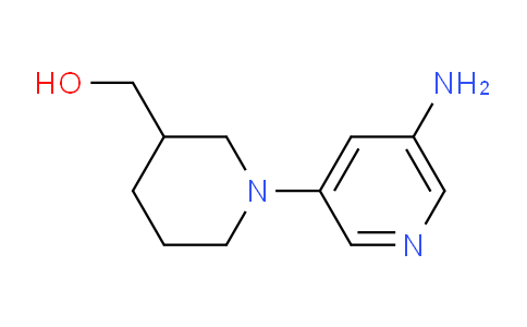 CAS No. 1564772-66-2, (1-(5-Aminopyridin-3-yl)piperidin-3-yl)methanol