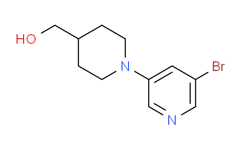 CAS No. 1289122-77-5, (1-(5-Bromopyridin-3-yl)piperidin-4-yl)methanol