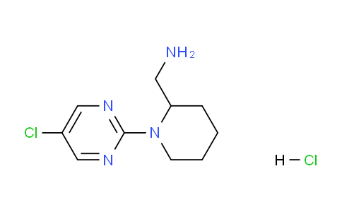 CAS No. 1261234-05-2, (1-(5-Chloropyrimidin-2-yl)piperidin-2-yl)methanamine hydrochloride