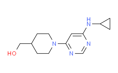 CAS No. 1353946-06-1, (1-(6-(Cyclopropylamino)pyrimidin-4-yl)piperidin-4-yl)methanol