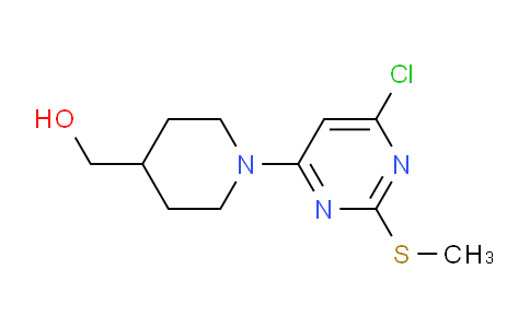 CAS No. 1261232-57-8, (1-(6-Chloro-2-(methylthio)pyrimidin-4-yl)piperidin-4-yl)methanol