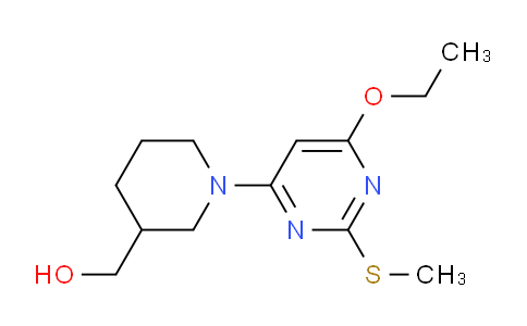 CAS No. 1353955-80-2, (1-(6-Ethoxy-2-(methylthio)pyrimidin-4-yl)piperidin-3-yl)methanol