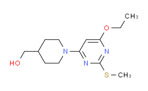 CAS No. 1353980-39-8, (1-(6-Ethoxy-2-(methylthio)pyrimidin-4-yl)piperidin-4-yl)methanol