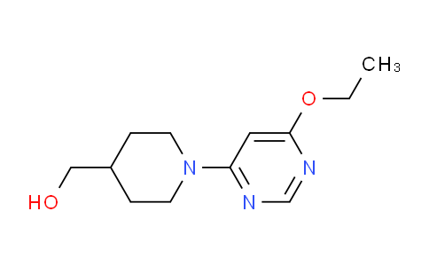 CAS No. 1353945-79-5, (1-(6-Ethoxypyrimidin-4-yl)piperidin-4-yl)methanol