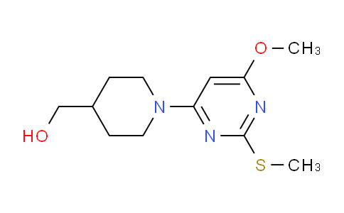 CAS No. 1353958-70-9, (1-(6-Methoxy-2-(methylthio)pyrimidin-4-yl)piperidin-4-yl)methanol