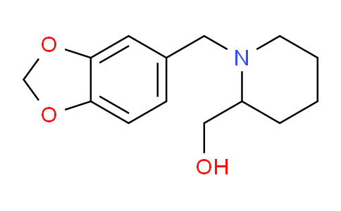 CAS No. 864410-68-4, (1-(Benzo[d][1,3]dioxol-5-ylmethyl)piperidin-2-yl)methanol