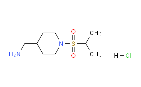 CAS No. 1286263-64-6, (1-(Isopropylsulfonyl)piperidin-4-yl)methanamine hydrochloride