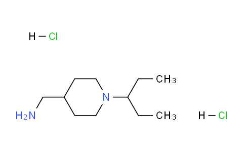 CAS No. 1286273-73-1, (1-(Pentan-3-yl)piperidin-4-yl)methanamine dihydrochloride