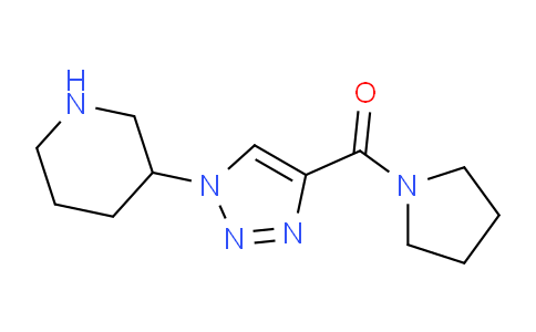 CAS No. 1707594-40-8, (1-(Piperidin-3-yl)-1H-1,2,3-triazol-4-yl)(pyrrolidin-1-yl)methanone