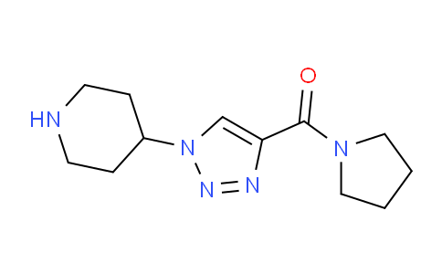 CAS No. 1479610-63-3, (1-(Piperidin-4-yl)-1H-1,2,3-triazol-4-yl)(pyrrolidin-1-yl)methanone