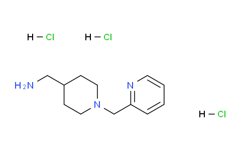 CAS No. 1286273-80-0, (1-(Pyridin-2-ylmethyl)piperidin-4-yl)methanamine trihydrochloride