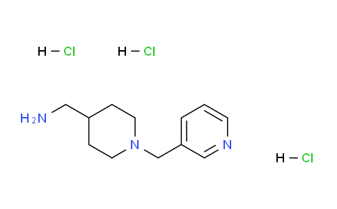 CAS No. 1286264-46-7, (1-(Pyridin-3-ylmethyl)piperidin-4-yl)methanamine trihydrochloride