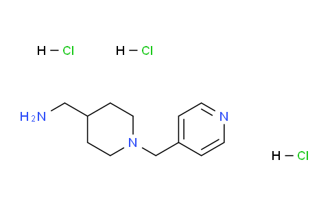 CAS No. 1286263-60-2, (1-(Pyridin-4-ylmethyl)piperidin-4-yl)methanamine trihydrochloride