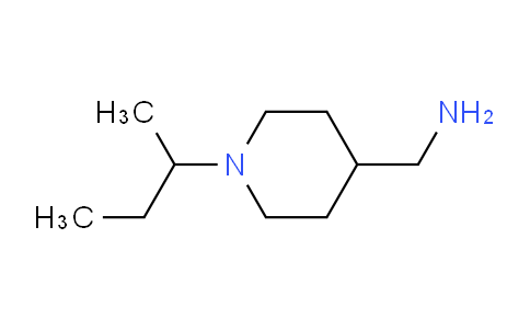 CAS No. 1247409-53-5, (1-(sec-Butyl)piperidin-4-yl)methanamine