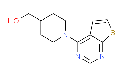 CAS No. 1086376-68-2, (1-(Thieno[2,3-d]pyrimidin-4-yl)piperidin-4-yl)methanol