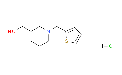 CAS No. 1332529-11-9, (1-(Thiophen-2-ylmethyl)piperidin-3-yl)methanol hydrochloride