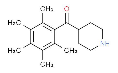 CAS No. 175136-85-3, (2,3,4,5,6-Pentamethylphenyl)(piperidin-4-yl)methanone