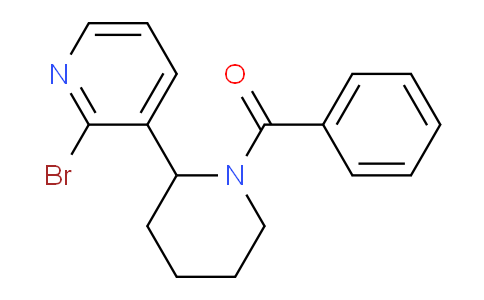 CAS No. 1352500-13-0, (2-(2-Bromopyridin-3-yl)piperidin-1-yl)(phenyl)methanone