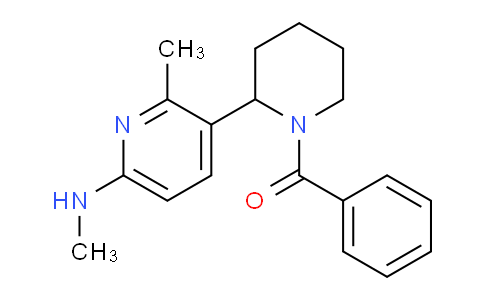 CAS No. 1352539-52-6, (2-(2-Methyl-6-(methylamino)pyridin-3-yl)piperidin-1-yl)(phenyl)methanone