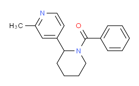 CAS No. 1352493-64-1, (2-(2-Methylpyridin-4-yl)piperidin-1-yl)(phenyl)methanone