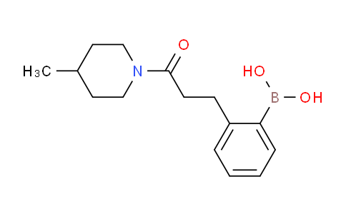 CAS No. 1704063-65-9, (2-(3-(4-methylpiperidin-1-yl)-3-oxopropyl)phenyl)boronic acid
