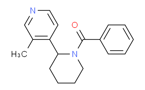 CAS No. 1352523-36-4, (2-(3-Methylpyridin-4-yl)piperidin-1-yl)(phenyl)methanone