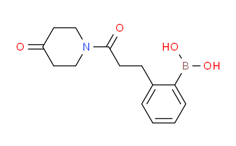 CAS No. 1704063-66-0, (2-(3-oxo-3-(4-oxopiperidin-1-yl)propyl)phenyl)boronic acid