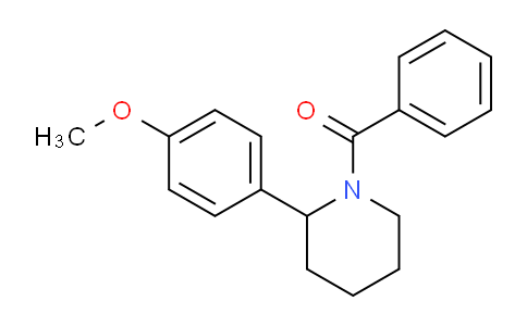 CAS No. 226920-47-4, (2-(4-Methoxyphenyl)piperidin-1-yl)(phenyl)methanone