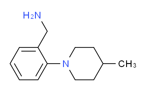 CAS No. 869943-41-9, (2-(4-Methylpiperidin-1-yl)phenyl)methanamine