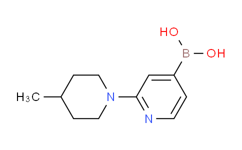 CAS No. 1704063-45-5, (2-(4-methylpiperidin-1-yl)pyridin-4-yl)boronic acid