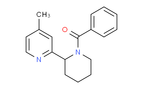 CAS No. 1352499-56-9, (2-(4-Methylpyridin-2-yl)piperidin-1-yl)(phenyl)methanone