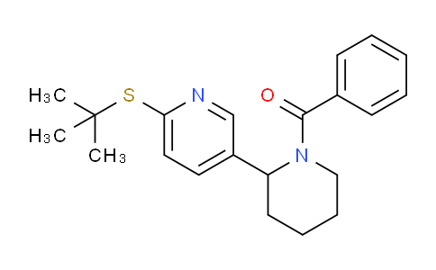 CAS No. 1352540-41-0, (2-(6-(tert-Butylthio)pyridin-3-yl)piperidin-1-yl)(phenyl)methanone