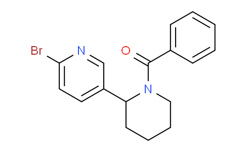 CAS No. 1352534-65-6, (2-(6-Bromopyridin-3-yl)piperidin-1-yl)(phenyl)methanone