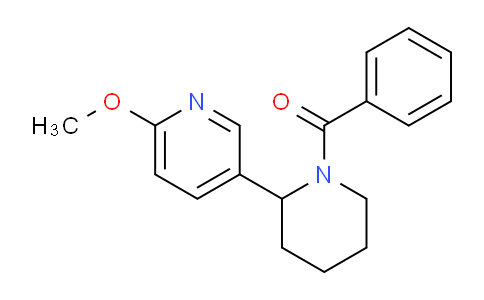 CAS No. 1352489-44-1, (2-(6-Methoxypyridin-3-yl)piperidin-1-yl)(phenyl)methanone