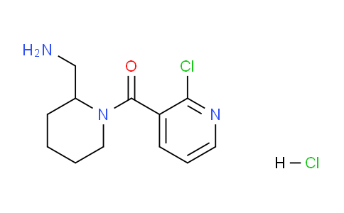 CAS No. 1353945-84-2, (2-(Aminomethyl)piperidin-1-yl)(2-chloropyridin-3-yl)methanone hydrochloride