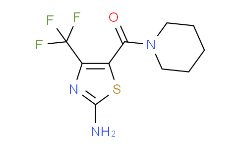 CAS No. 1411763-94-4, (2-Amino-4-(trifluoromethyl)thiazol-5-yl)(piperidin-1-yl)methanone