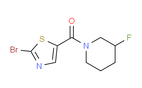 CAS No. 1290136-87-6, (2-Bromothiazol-5-yl)(3-fluoropiperidin-1-yl)methanone
