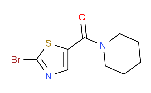 CAS No. 1290136-85-4, (2-Bromothiazol-5-yl)(piperidin-1-yl)methanone