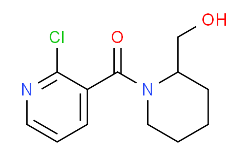CAS No. 1183142-33-7, (2-Chloropyridin-3-yl)(2-(hydroxymethyl)piperidin-1-yl)methanone