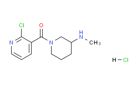 CAS No. 1353946-26-5, (2-Chloropyridin-3-yl)(3-(methylamino)piperidin-1-yl)methanone hydrochloride