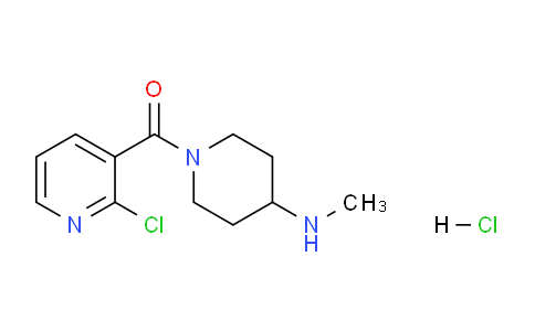 CAS No. 1353947-92-8, (2-Chloropyridin-3-yl)(4-(methylamino)piperidin-1-yl)methanone hydrochloride