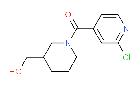 CAS No. 1156800-32-6, (2-Chloropyridin-4-yl)(3-(hydroxymethyl)piperidin-1-yl)methanone