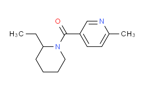 CAS No. 613660-25-6, (2-Ethylpiperidin-1-yl)(6-methylpyridin-3-yl)methanone