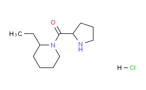 CAS No. 1236261-88-3, (2-Ethylpiperidin-1-yl)(pyrrolidin-2-yl)methanone hydrochloride