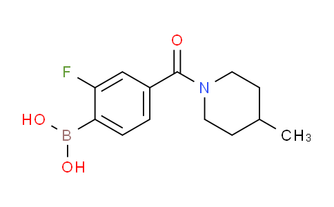 CAS No. 1449131-89-8, (2-fluoro-4-(4-methylpiperidine-1-carbonyl)phenyl)boronic acid